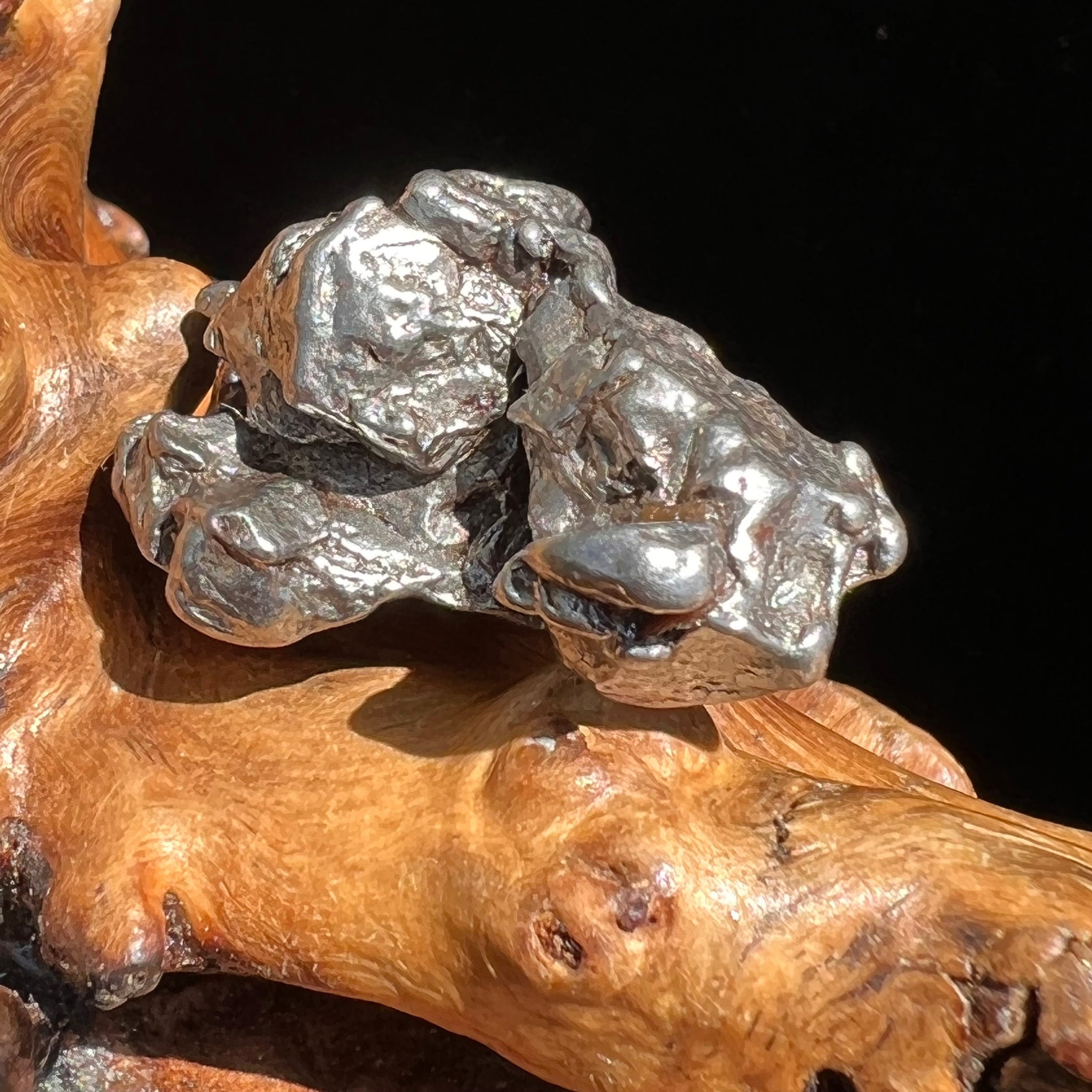 Campo Del Cielo Meteorite 31.4 grams #59-Moldavite Life