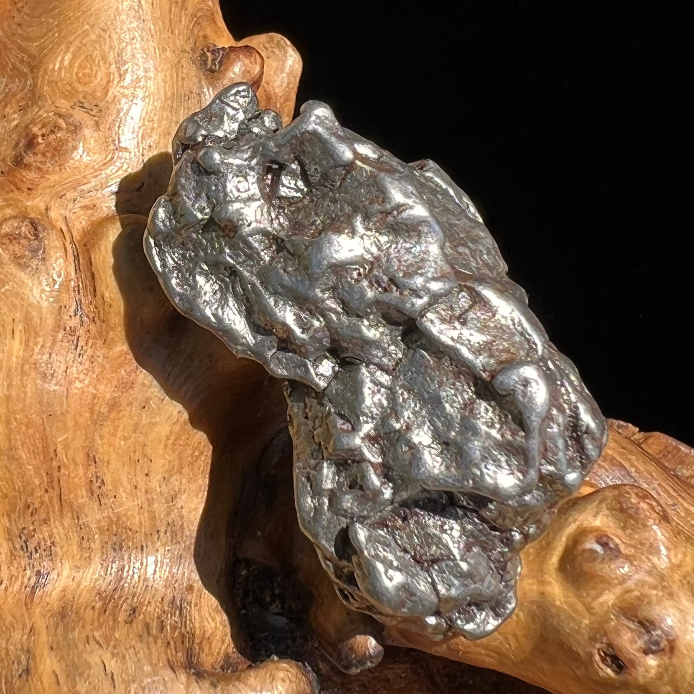 Campo Del Cielo Meteorite 34.1 grams #51-Moldavite Life