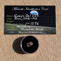 Campo Del Cielo Meteorite Bead Raw #1-Moldavite Life