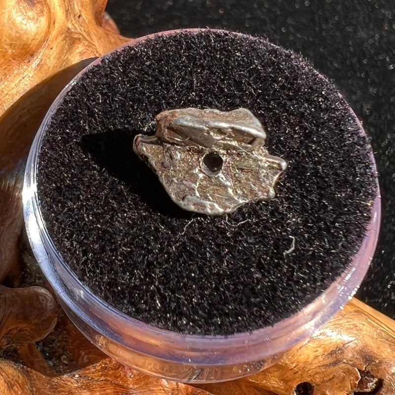 Campo Del Cielo Meteorite Bead Raw #19-Moldavite Life