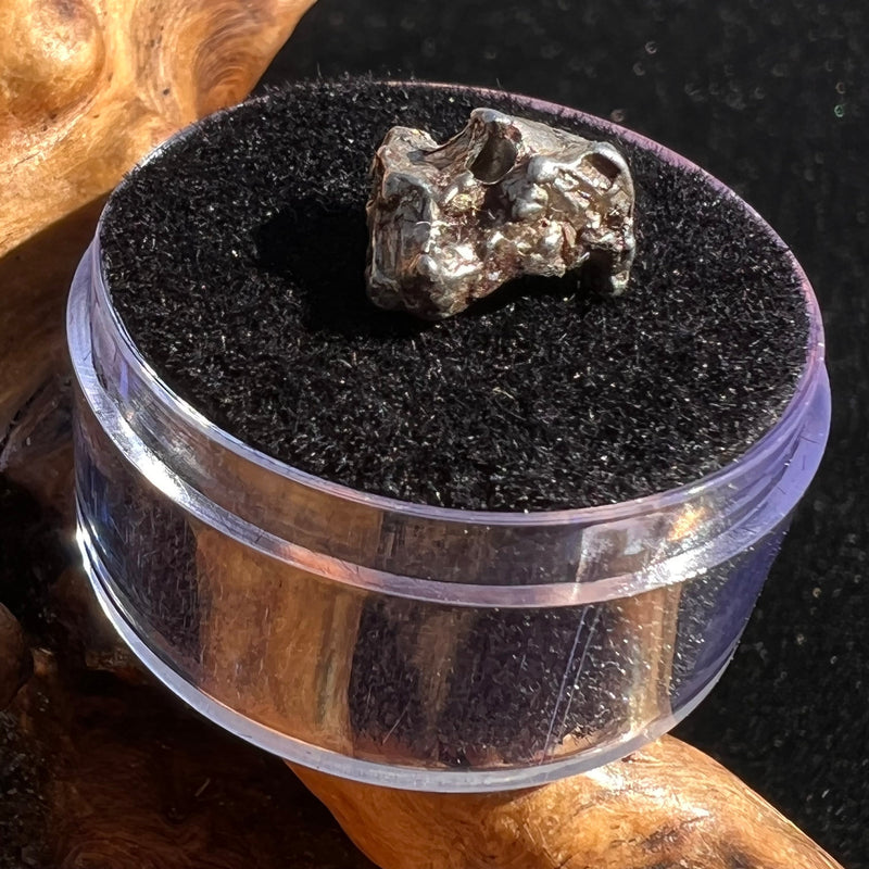 Campo Del Cielo Meteorite Bead Raw #7-Moldavite Life