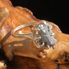 Campo Del Cielo Meteorite Ring Sterling Size 6.5 #3006-Moldavite Life