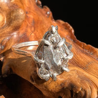 Campo Del Cielo Meteorite Ring Sterling Size 7.25 #3004-Moldavite Life