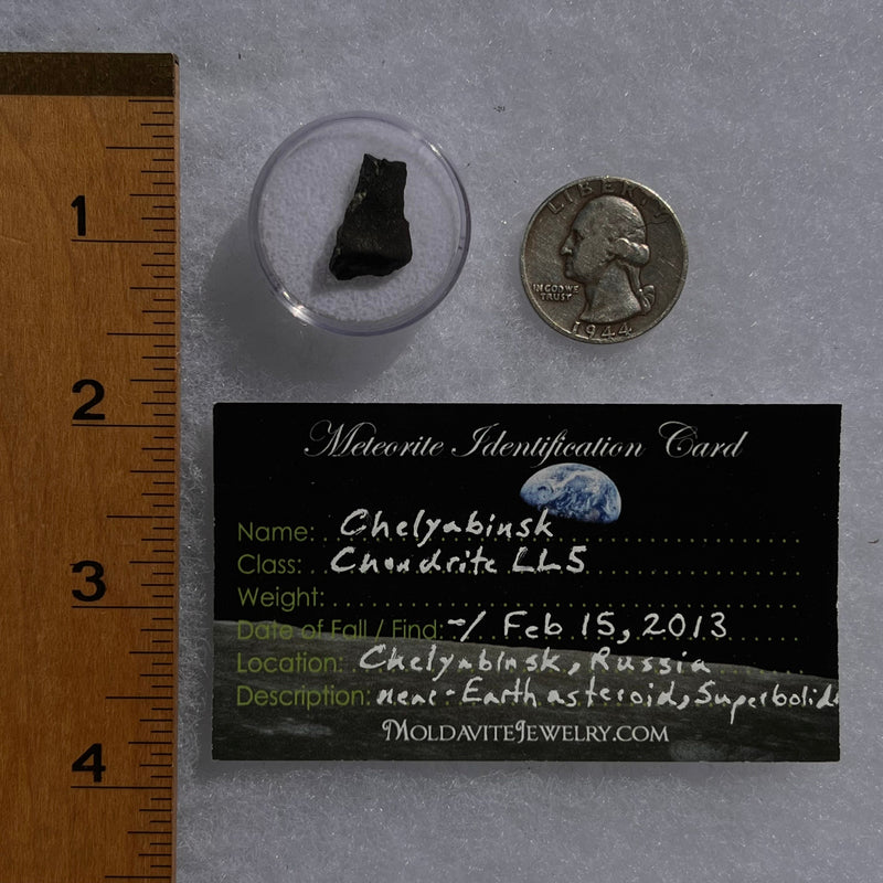 Chelyabinsk Meteorite Superbolide Asteroid 2.2 grams #71-Moldavite Life