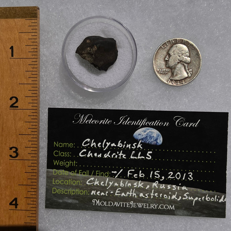 Chelyabinsk Meteorite Superbolide Asteroid 5 grams #7-Moldavite Life