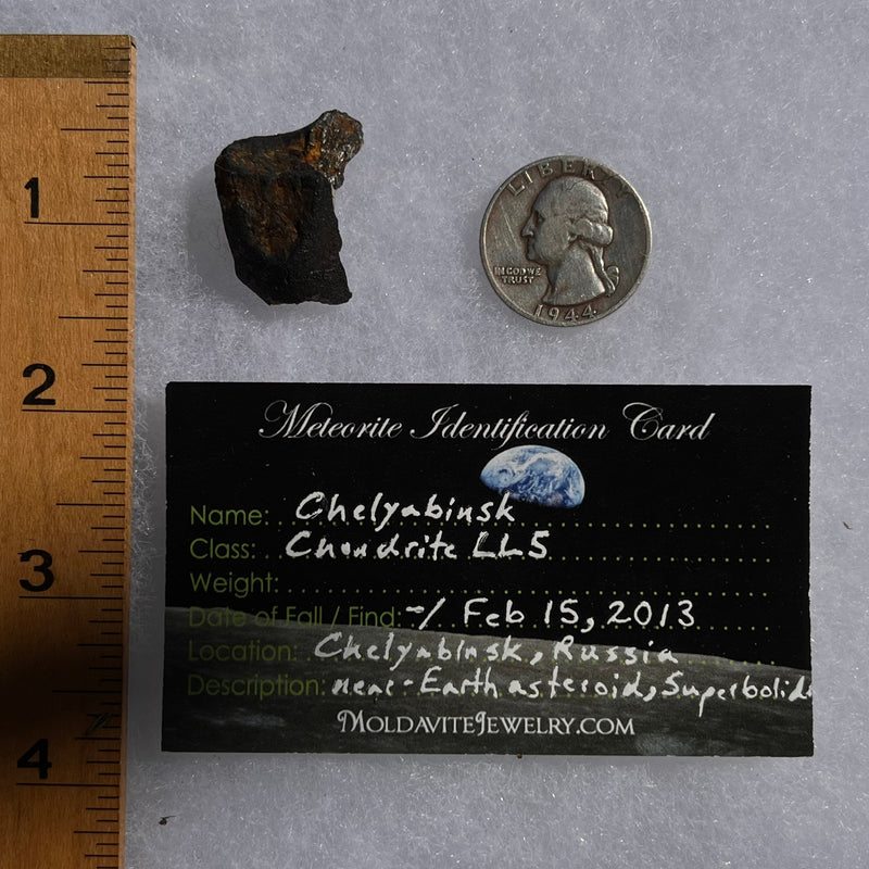 Chelyabinsk Meteorite Superbolide Asteroid 8.2 grams #93-Moldavite Life