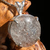 Chlorite Tourmalated Quartz Pendant Sterling Silver #2938-Moldavite Life