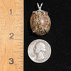 Chondrite Cabochon Meteorite Pendant Sterling Silver #1-Moldavite Life