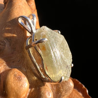 Chrysoberyl Pendant Sterling #3595-Moldavite Life