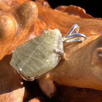 Chrysoberyl Pendant Sterling #3595-Moldavite Life