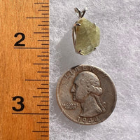 Chrysoberyl Pendant Sterling #3595-Moldavite Life