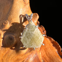 Chrysoberyl Pendant Sterling #3596-Moldavite Life