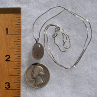 Colombianite Necklace Sterling Silver #2869-Moldavite Life