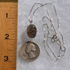 Colombianite Necklace Sterling Silver #2877-Moldavite Life