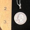 Dainty Tatahouine Meteorite Necklace Sterling #122-Moldavite Life