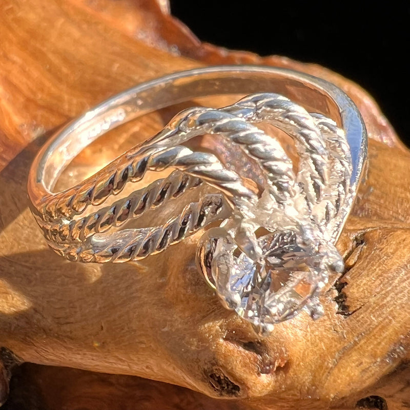 Danburite Ring Sterling Silver #3914-Moldavite Life