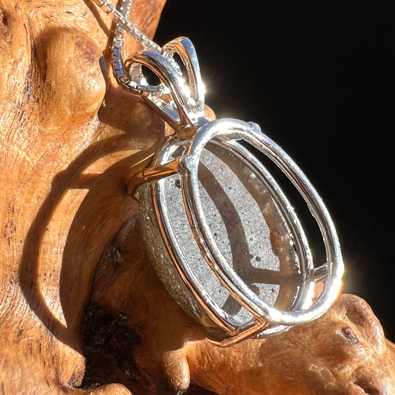 Darwinite Pendant Necklace Sterling Silver #3015-Moldavite Life