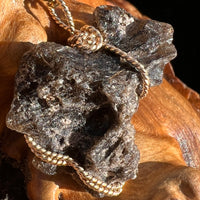 Darwinite Wire Wrapped Pendant 14k GF #3809-Moldavite Life