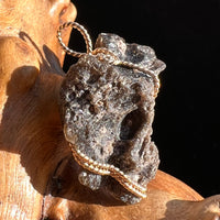 Darwinite Wire Wrapped Pendant 14k GF #3809-Moldavite Life