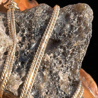 Darwinite Wire Wrapped Pendant 14k GF #3817-Moldavite Life