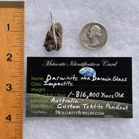 Darwinite Wire Wrapped Pendant Sterling Silver #3821-Moldavite Life