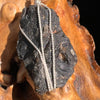 Darwinite Wire Wrapped Pendant Sterling Silver #3827-Moldavite Life