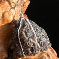 Darwinite Wire Wrapped Pendant Sterling Silver #3830-Moldavite Life