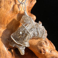 Darwinite Wire Wrapped Pendant Sterling Silver #3831-Moldavite Life