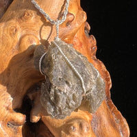 Darwinite Wire Wrapped Pendant Sterling Silver #3834-Moldavite Life