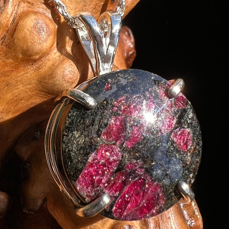 Eudialyte Pendant Sterling Silver #2939-Moldavite Life