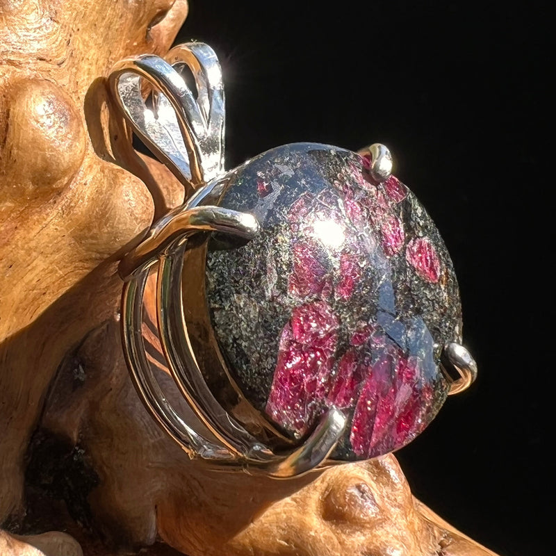 Eudialyte Pendant Sterling Silver #2939-Moldavite Life