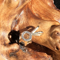 Faceted Burmese Phenacite Pendant 14k Gold-Moldavite Life