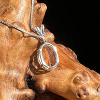 Faceted Citrine & Moldavite Necklace Sterling Silver #2502-Moldavite Life