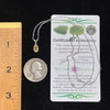 Faceted Citrine & Moldavite Necklace Sterling Silver #2505-Moldavite Life