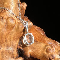 Faceted Citrine & Moldavite Necklace Sterling Silver #2506-Moldavite Life