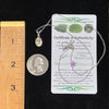 Faceted Citrine & Moldavite Necklace Sterling Silver #2506-Moldavite Life