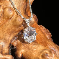 Faceted Kunzite Necklace Sterling Silver #1806-Moldavite Life