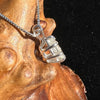 Faceted Libyan Desert Glass Necklace Sterling Silver #203-Moldavite Life