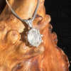 Faceted Libyan Desert Glass Necklace Sterling Silver #203-Moldavite Life