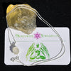 Faceted Libyan Desert Glass Necklace Sterling Silver #211-Moldavite Life