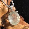 Faceted Libyan Desert Glass Necklace Sterling Silver #223-Moldavite Life
