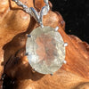 Faceted Libyan Desert Glass Necklace Sterling Silver #223-Moldavite Life