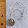 Faceted Petalite Gem Necklace Sterling Silver #4001-Moldavite Life