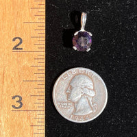 Faceted Super Seven Pendant Sterling Silver #2275-Moldavite Life