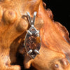 Faceted Super Seven Pendant Sterling Silver #2825A-Moldavite Life