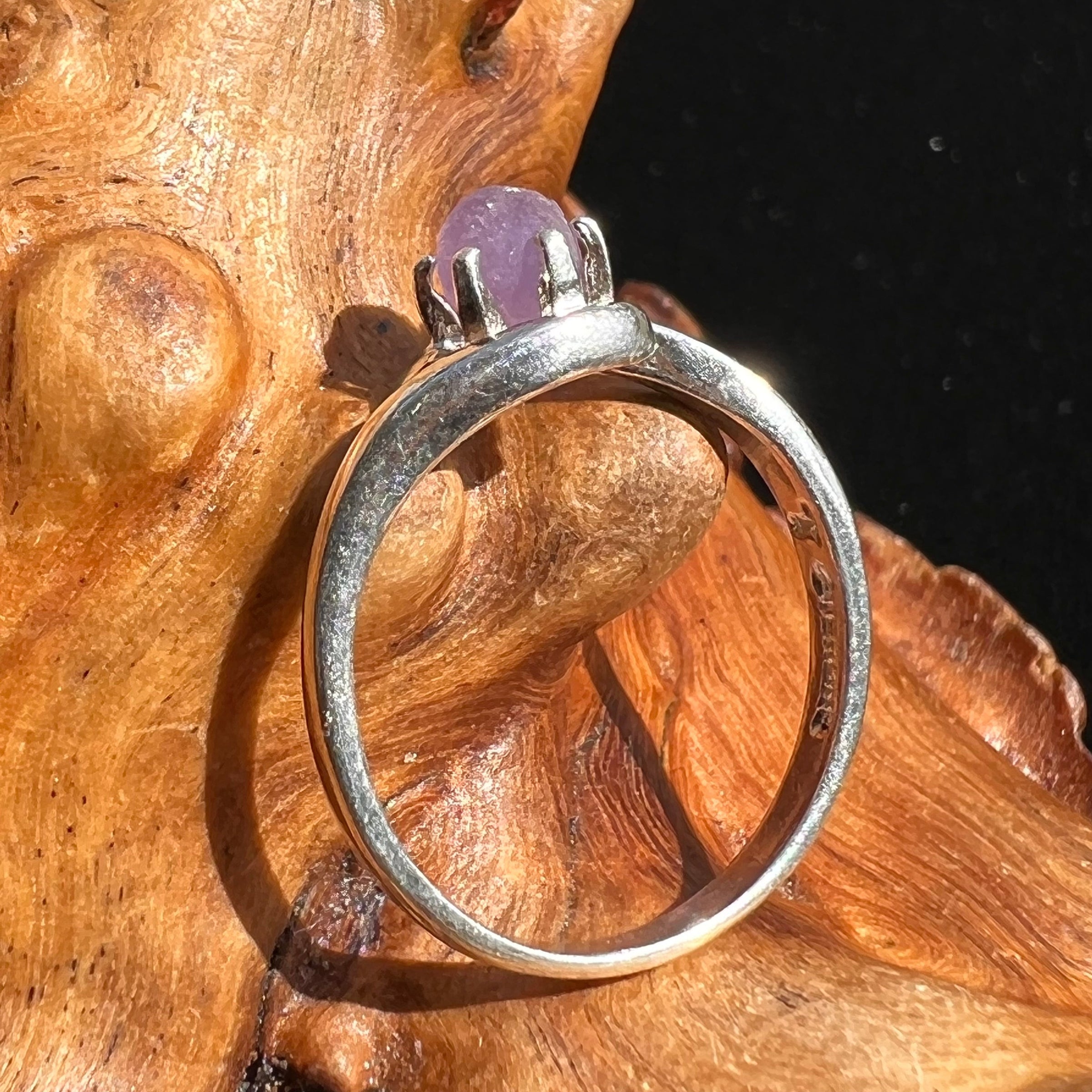 Grape Agate Ring Sterling Silver #2675-Moldavite Life