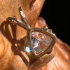 Herkimer Diamond Pendant 14k Gold # 2259-Moldavite Life