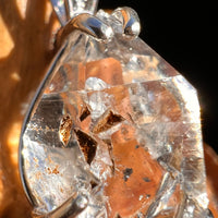 Herkimer Diamond Pendant Sterling Silver #3636-Moldavite Life