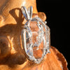 Herkimer Diamond Pendant Sterling Silver #3638-Moldavite Life