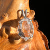 Herkimer Diamond Pendant Sterling Silver #3639-Moldavite Life